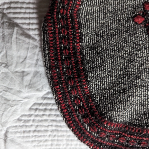 Lucky Brand 100% Cotton Oversized Embroidered Sweater/Pullover Top Size Small - Picture 5 of 8